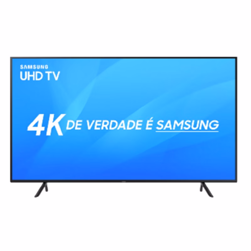 Smart TV Samsung 75" NU7100 UHD 4K, Visual Livre de Cabos, HDR Premium, Tizen, 3HDMI 2USB - UN75NU7100GXZD