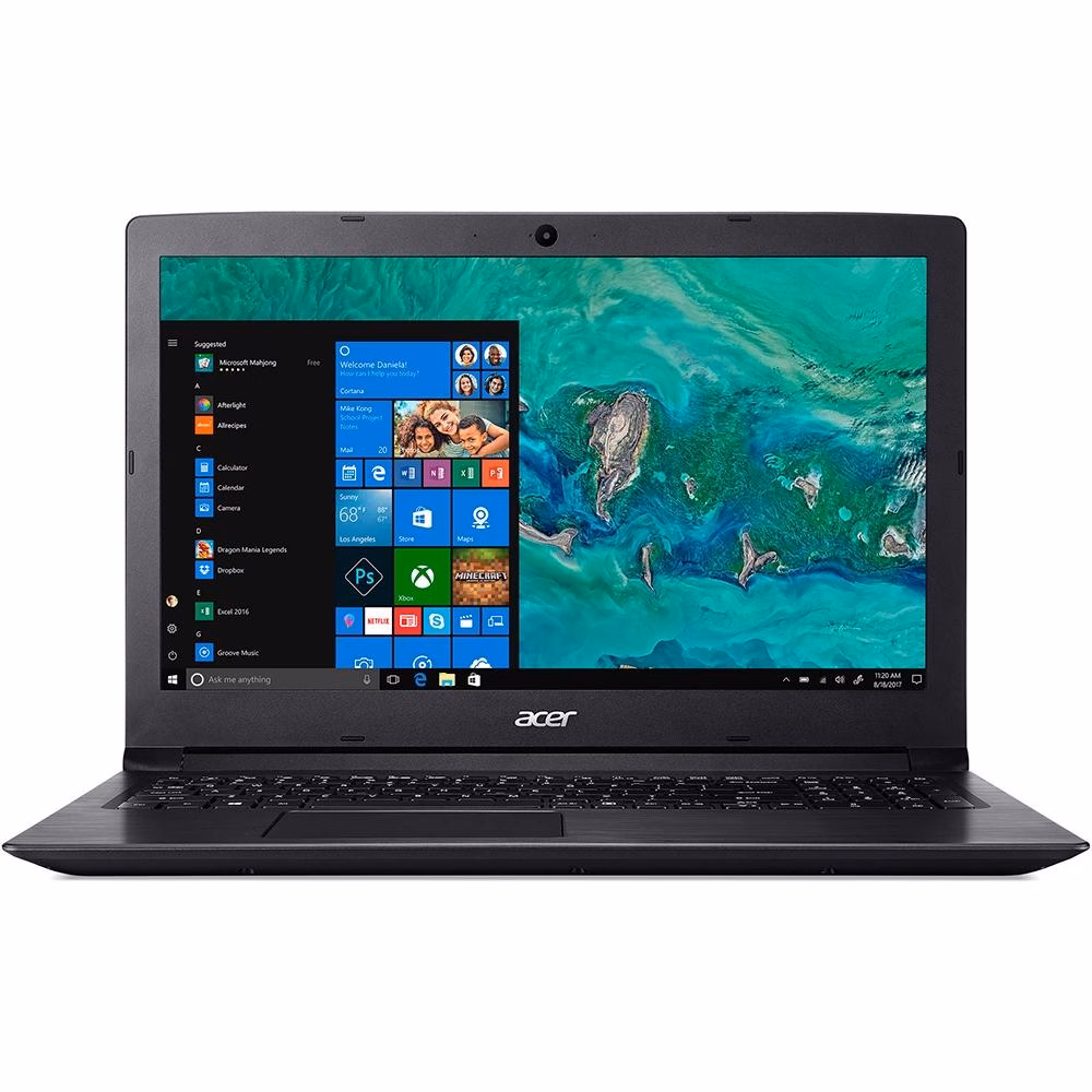 Notebook Acer Aspire 3, Intel Celeron N3060, 4GB, 500GB, Windows 10 Home, 15.6" - A315-33-C39F