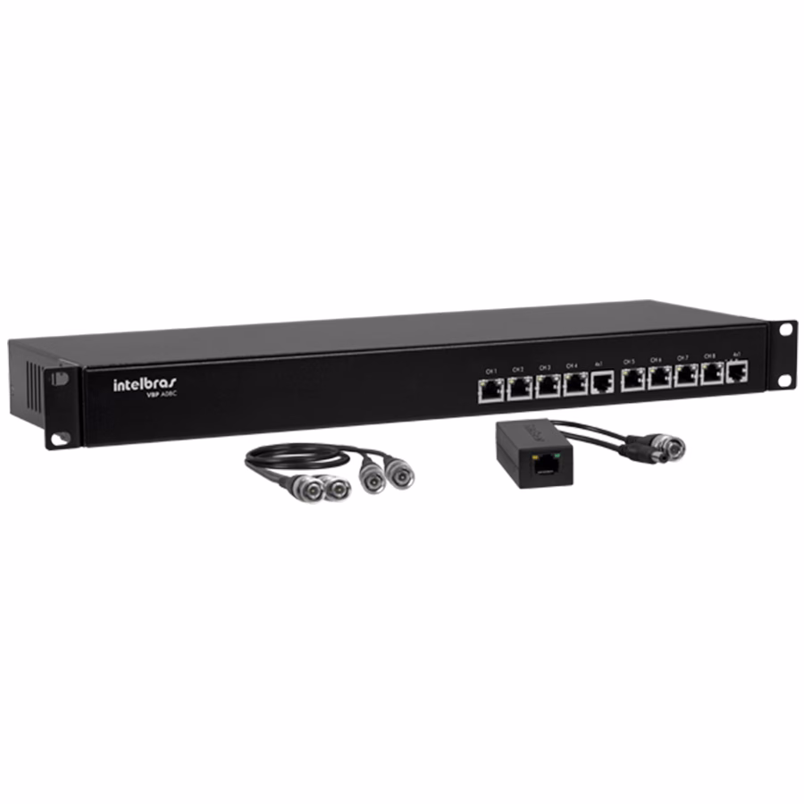 Power Balun Intelbras 08 canais Full HD - VBP A08C
