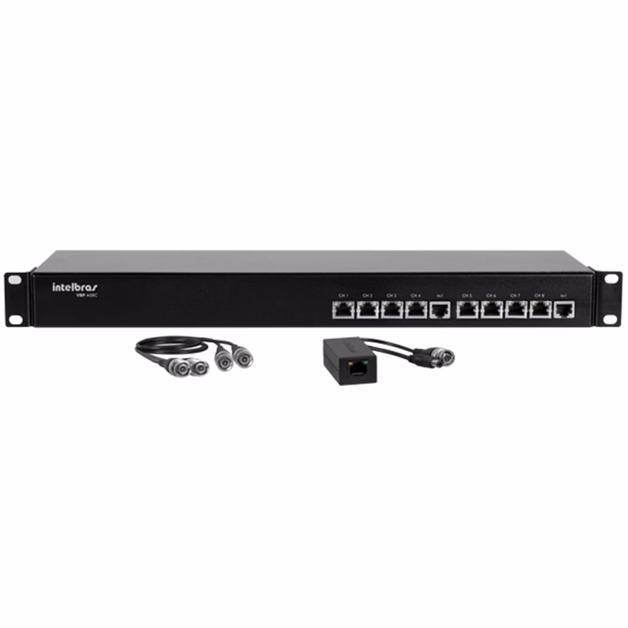 Power Balun Intelbras 08 canais Full HD - VBP A08C - Imagem 2