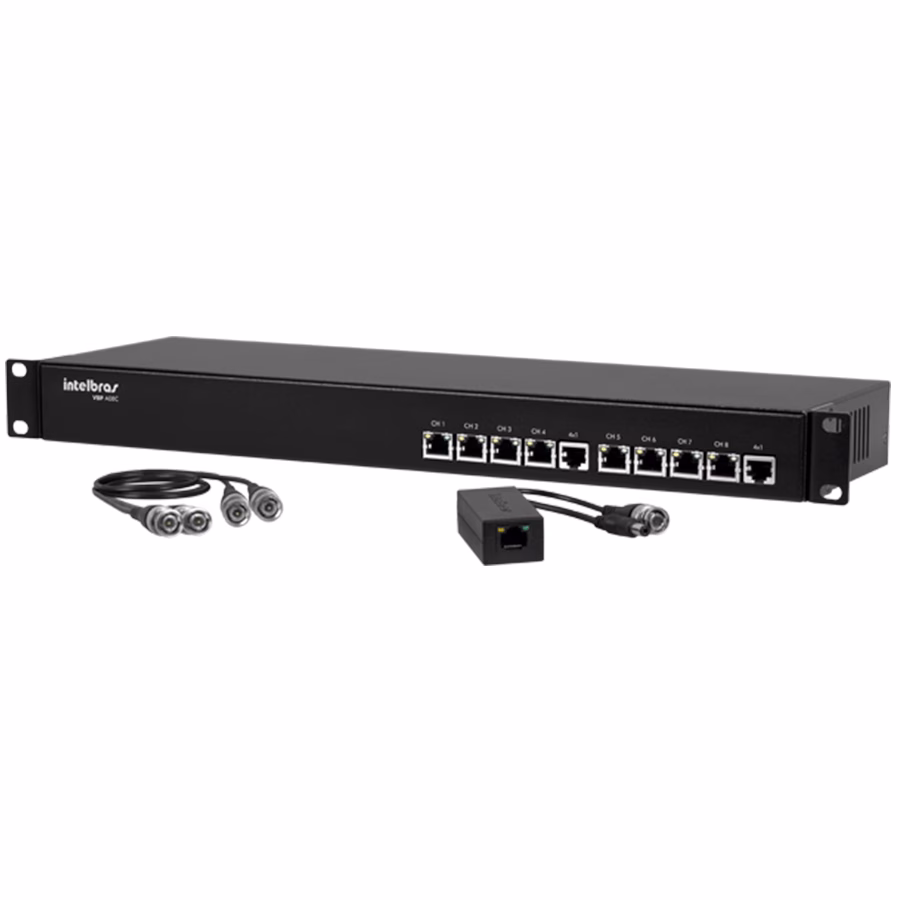 Power Balun Intelbras 08 canais Full HD - VBP A08C - Imagem 4