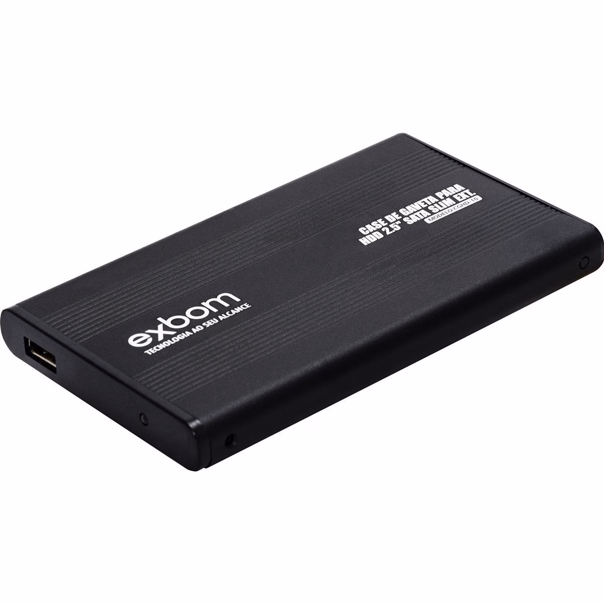 Case De Gaveta Para HD Externo 2.5 Pol Preto CGHD-10 ExBom