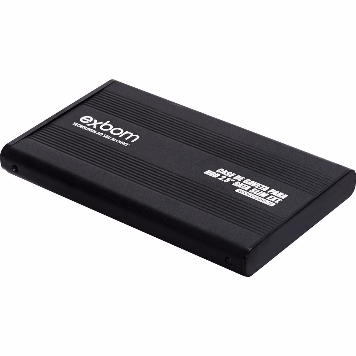 Case De Gaveta Para HD Externo 2.5 Pol Preto CGHD-10 ExBom - Imagem 2