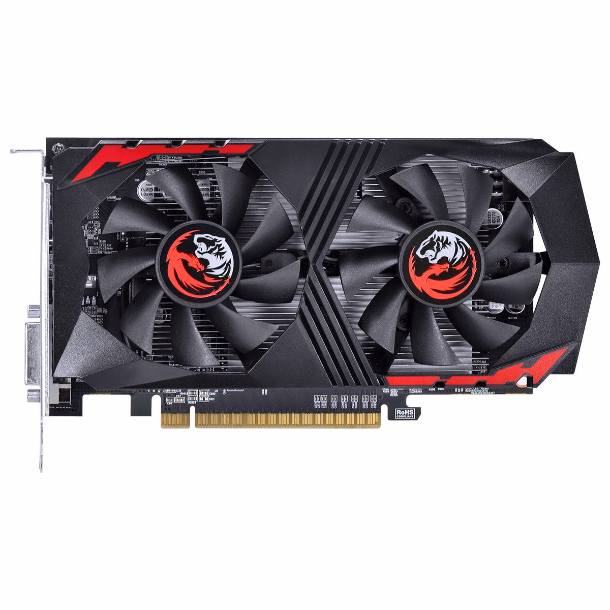 Placa De Video Nvidia Geforce GTX 1050 TI 4GB GDDR5 128 BITS DUAL-FAN - PA1050TI12804G5DF - Imagem 4