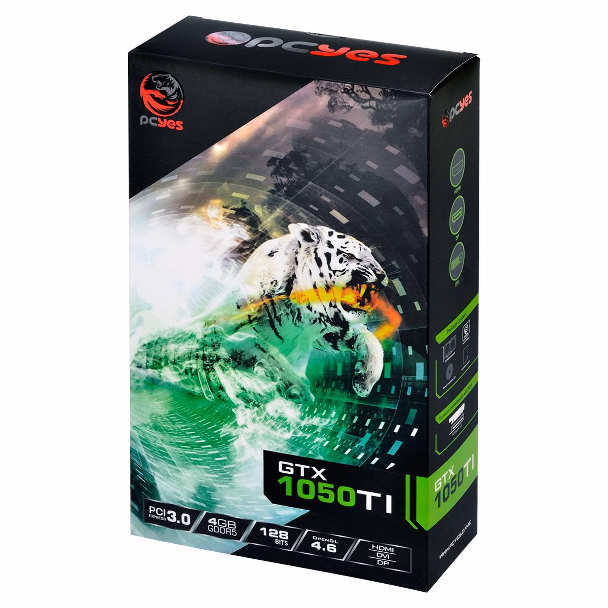 Placa De Video Nvidia Geforce GTX 1050 TI 4GB GDDR5 128 BITS DUAL-FAN - PA1050TI12804G5DF - Imagem 9