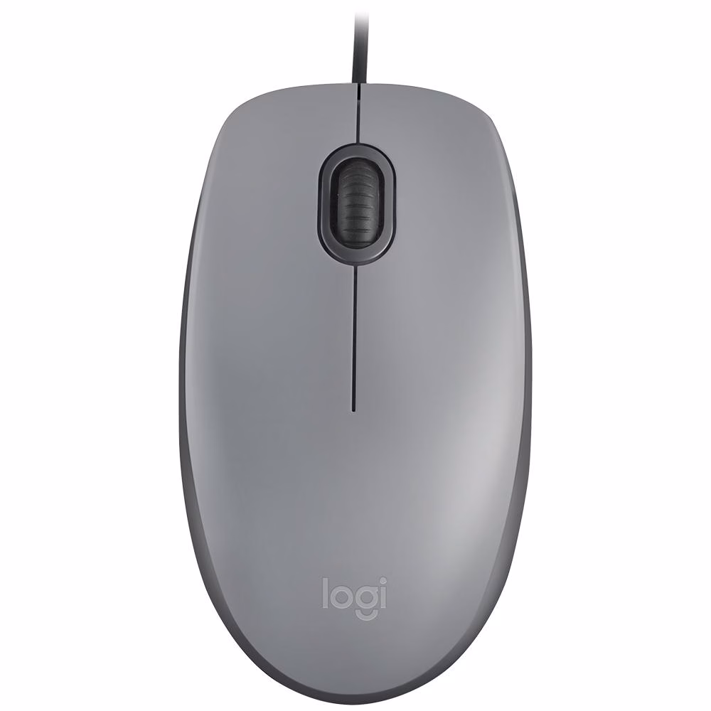 Mouse Logitech M110 com Clique Silencioso Cinza - Imagem 3