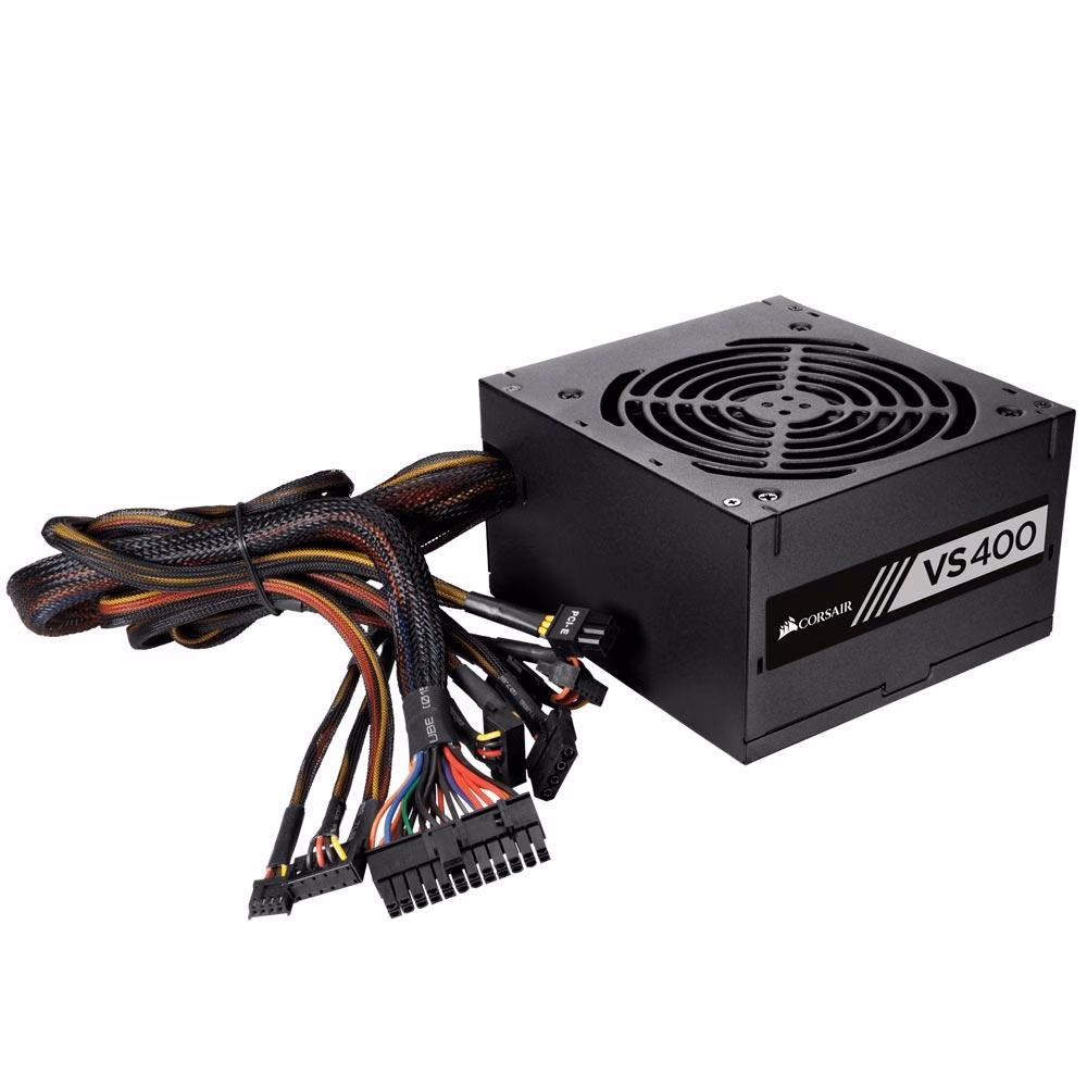 Fonte Corsair 400W 80 Plus White VS400 - CP-9020117-LA