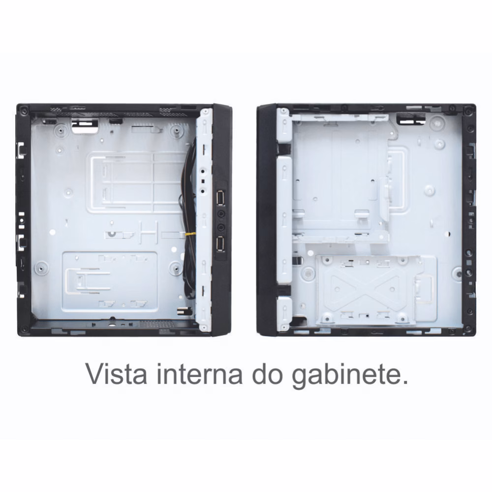 Gabinete K-Mex Mini ITX GI-10S1 Preto 2xUSB 2.0 Sem Fonte - Imagem 5