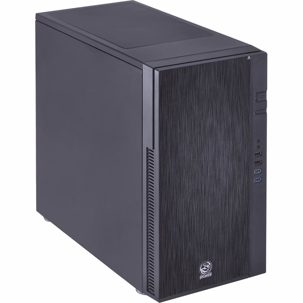 Gabinete Gamer PCYes Jaguar V2 sem Fonte Mid Tower USB 3.0 2 Fans Silenciosos - Preto - JAGV22FSA - Imagem 2