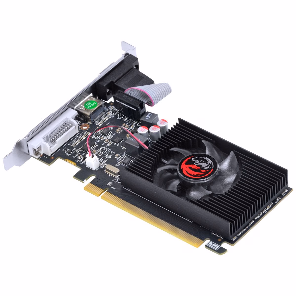 Placa De Vídeo PCYES AMD GPU R5 230 2GB GDDR3 64 Bits Low Profile - PJ230R56402GD3LP - Imagem 3