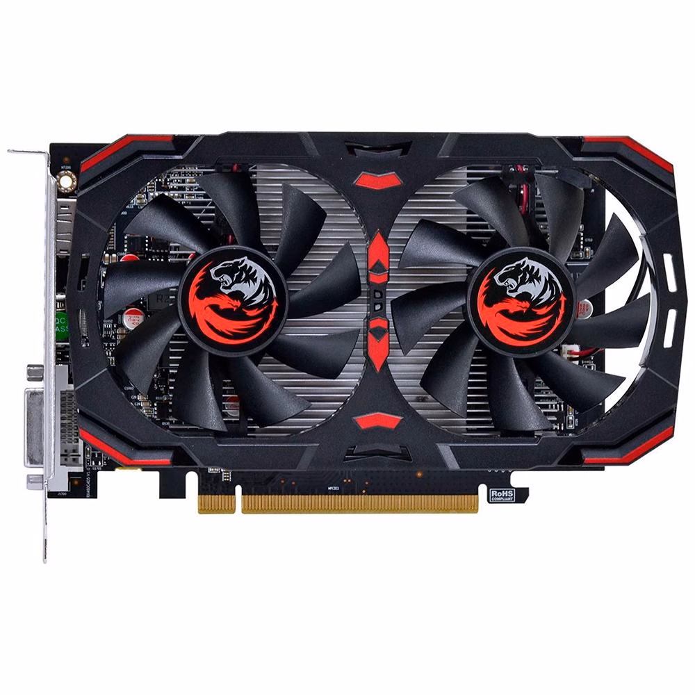 Placa de Vídeo PCYes AMD Radeon RX 550 4GB, GDDR5 - PJ550RX12804G5DF - Imagem 2