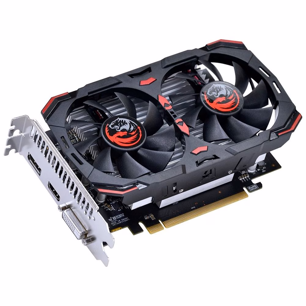 Placa de Vídeo PCYes AMD Radeon RX 550 4GB, GDDR5 - PJ550RX12804G5DF - Imagem 3