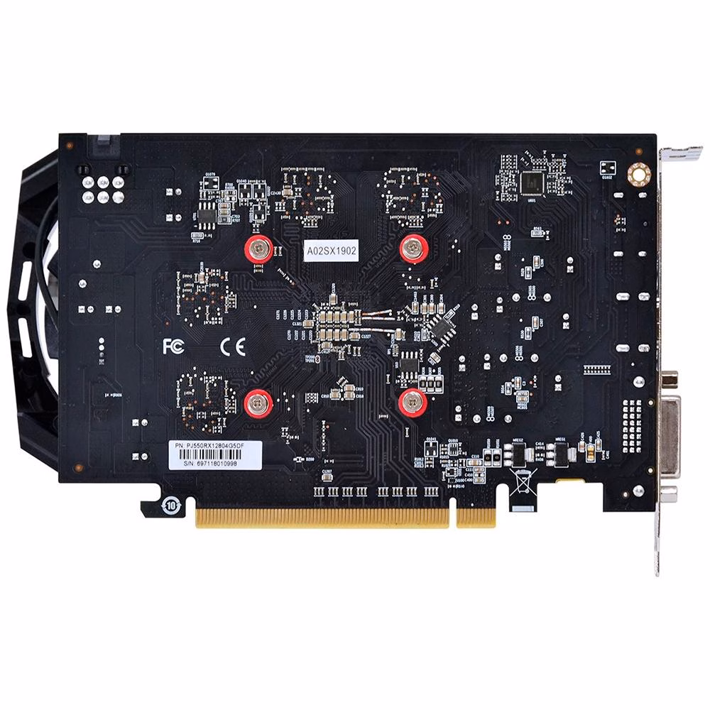 Placa de Vídeo PCYes AMD Radeon RX 550 4GB, GDDR5 - PJ550RX12804G5DF - Imagem 6