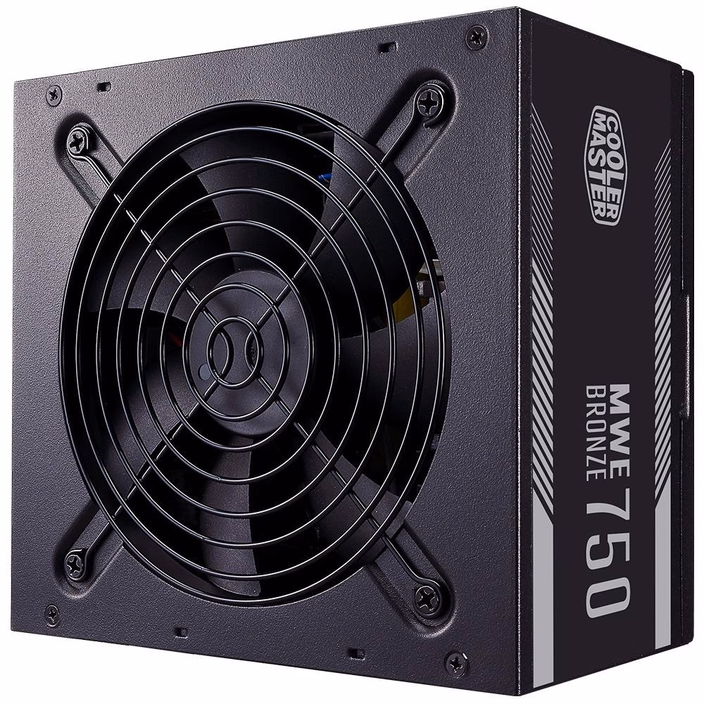 Fonte Cooler Master MWE Bronze, 750W, 80 Plus Bronze - MPE-7501-ACAAB-BR