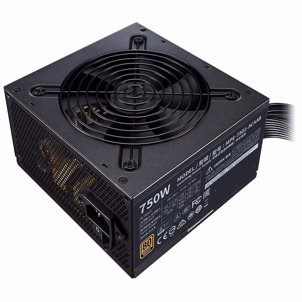 Fonte Cooler Master MWE Bronze, 750W, 80 Plus Bronze - MPE-7501-ACAAB-BR - Imagem 2