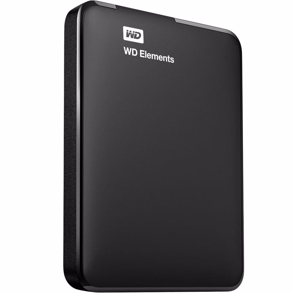 HD WD Externo Portátil Elements USB 3.0 1TB - WDBUZG0010BBK