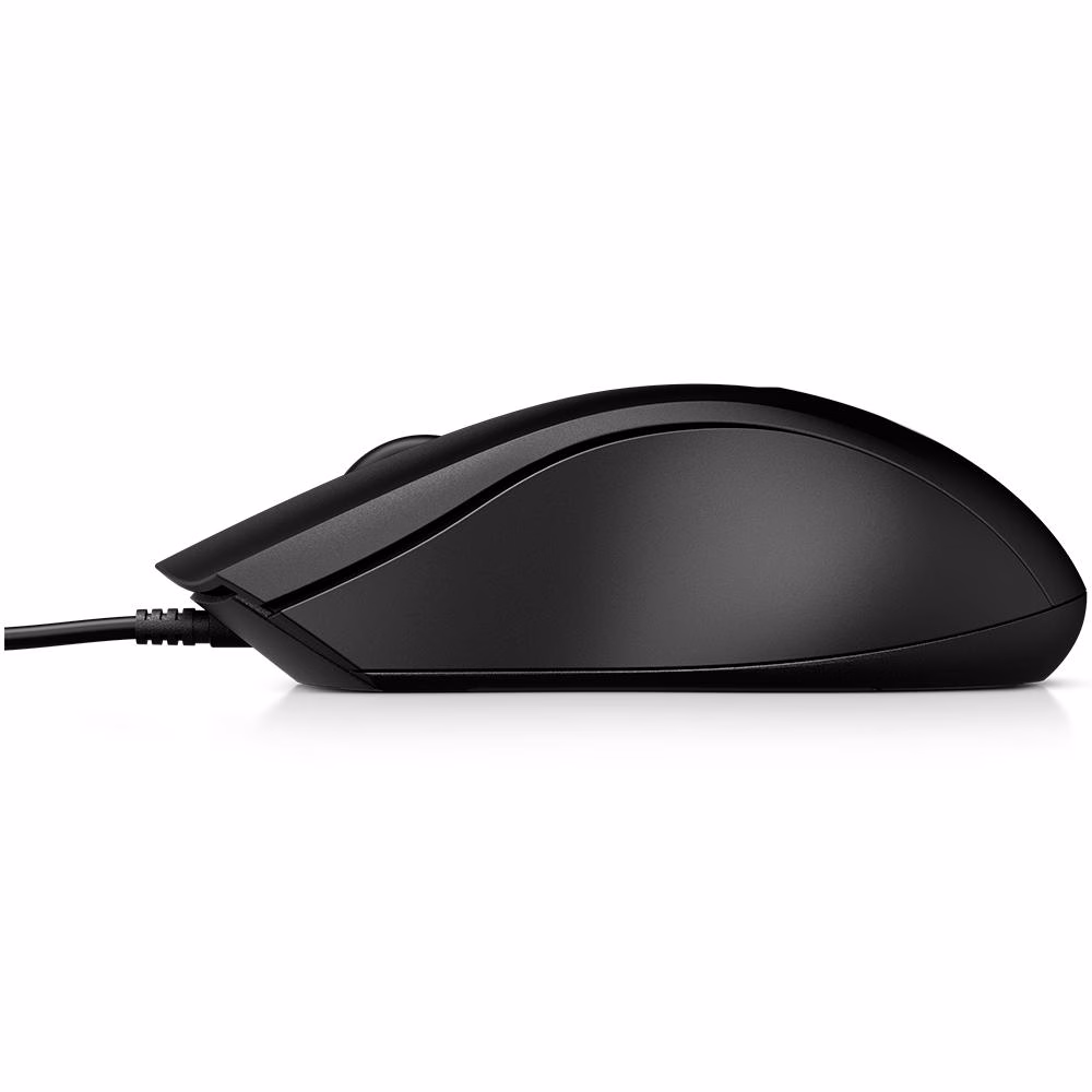 Mouse HP 100 Com Fio USB Preto - Imagem 3