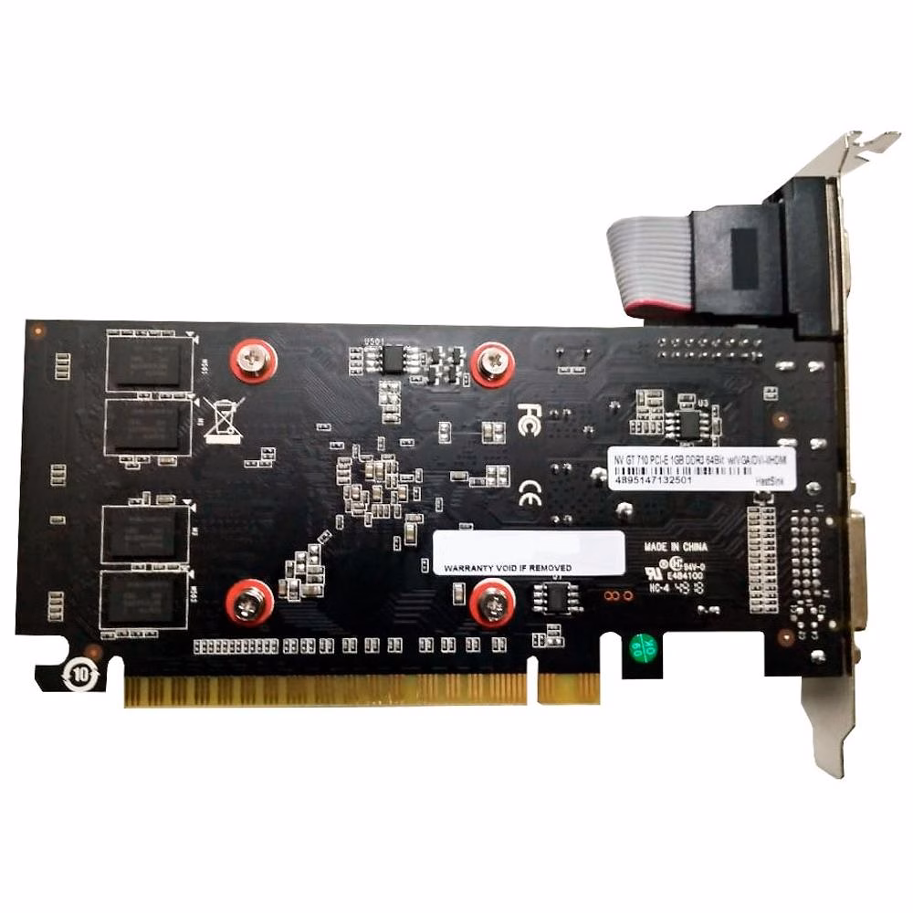 Placa de Vídeo Galax Geforce GT 710 1GB DDR3 64 Bits DVI / HDMI / VGA - LOW Profile - 71GGF4DC00WG - Imagem 2