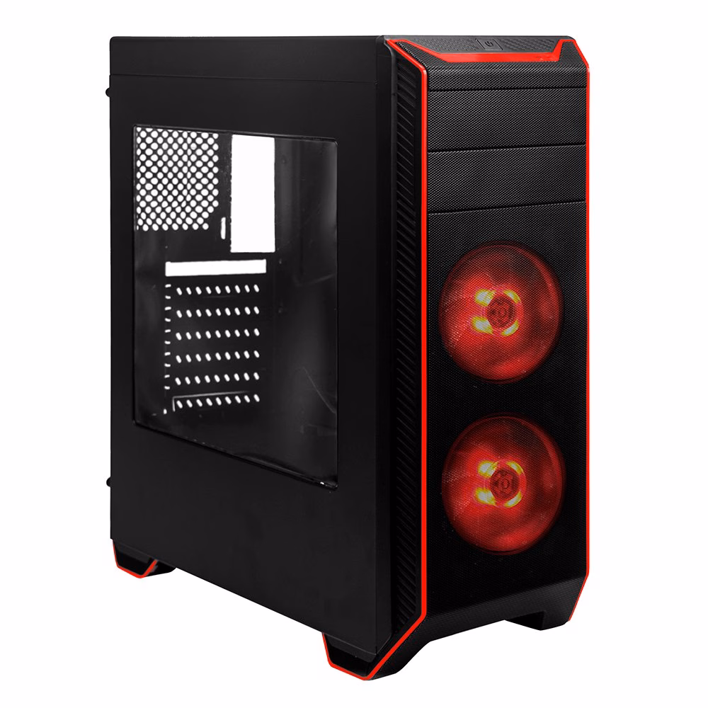 Gabinete Gamer C3Tech MT-G660BK, Sem Fonte