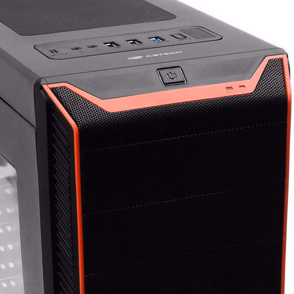 Gabinete Gamer C3Tech MT-G660BK, Sem Fonte - Imagem 4