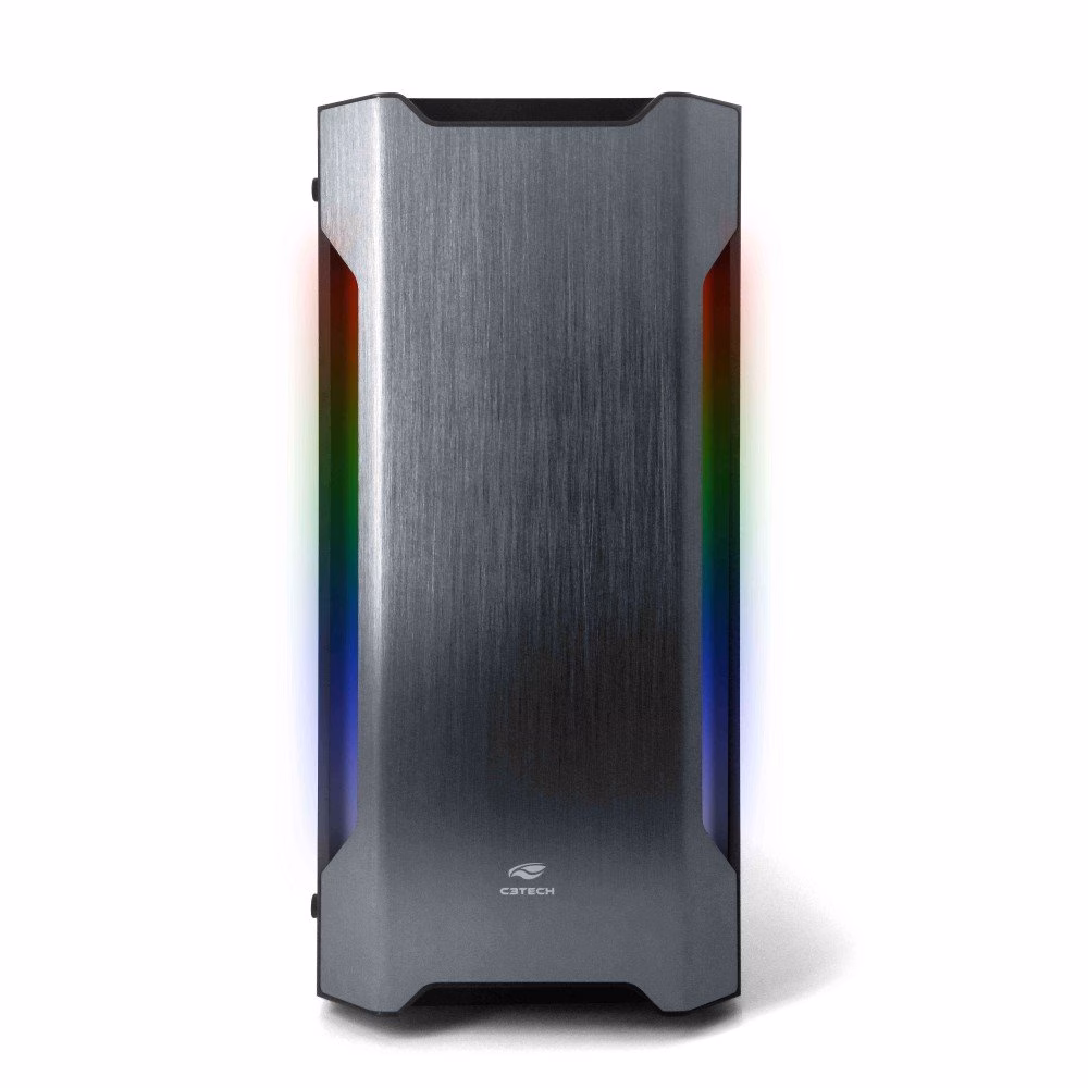 Gabinete Gamer C3Tech MT-G680SBK, Sem Fonte - Imagem 2