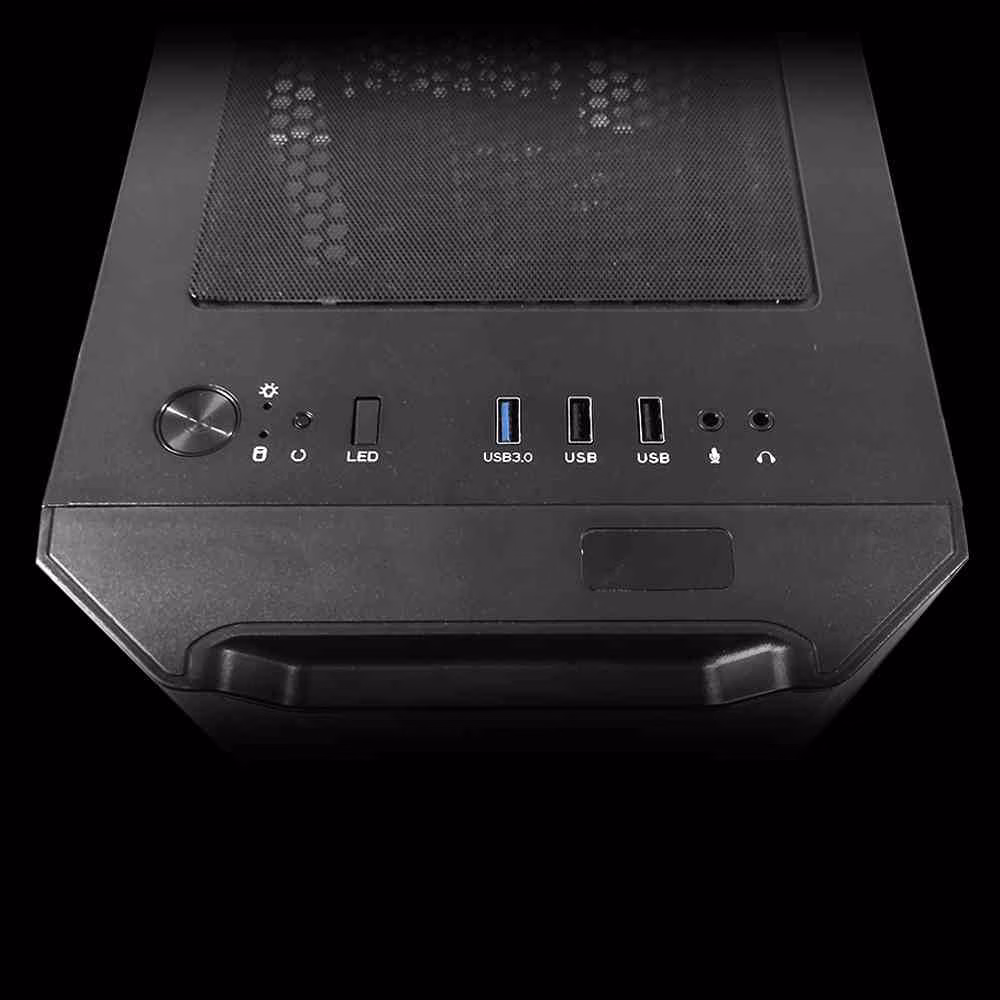 Gabinete Gamer C3Tech MT-G680SBK, Sem Fonte - Imagem 3