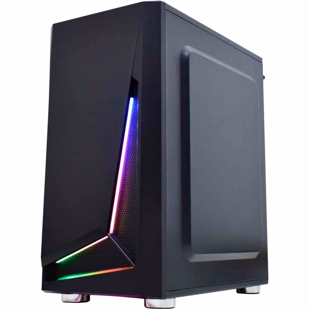 Gabinete Gamer K-Mex Hawk II Rainbow, Painel Led RGB, Sem Fonte - CG-01KT - Imagem 2