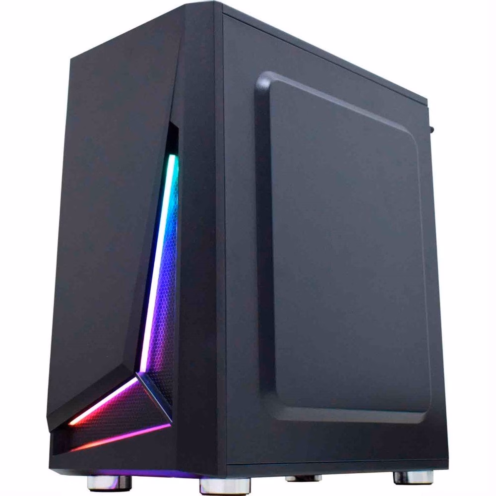 Gabinete Gamer K-Mex Hawk II Rainbow, Painel Led RGB, Sem Fonte - CG-01KT - Imagem 3