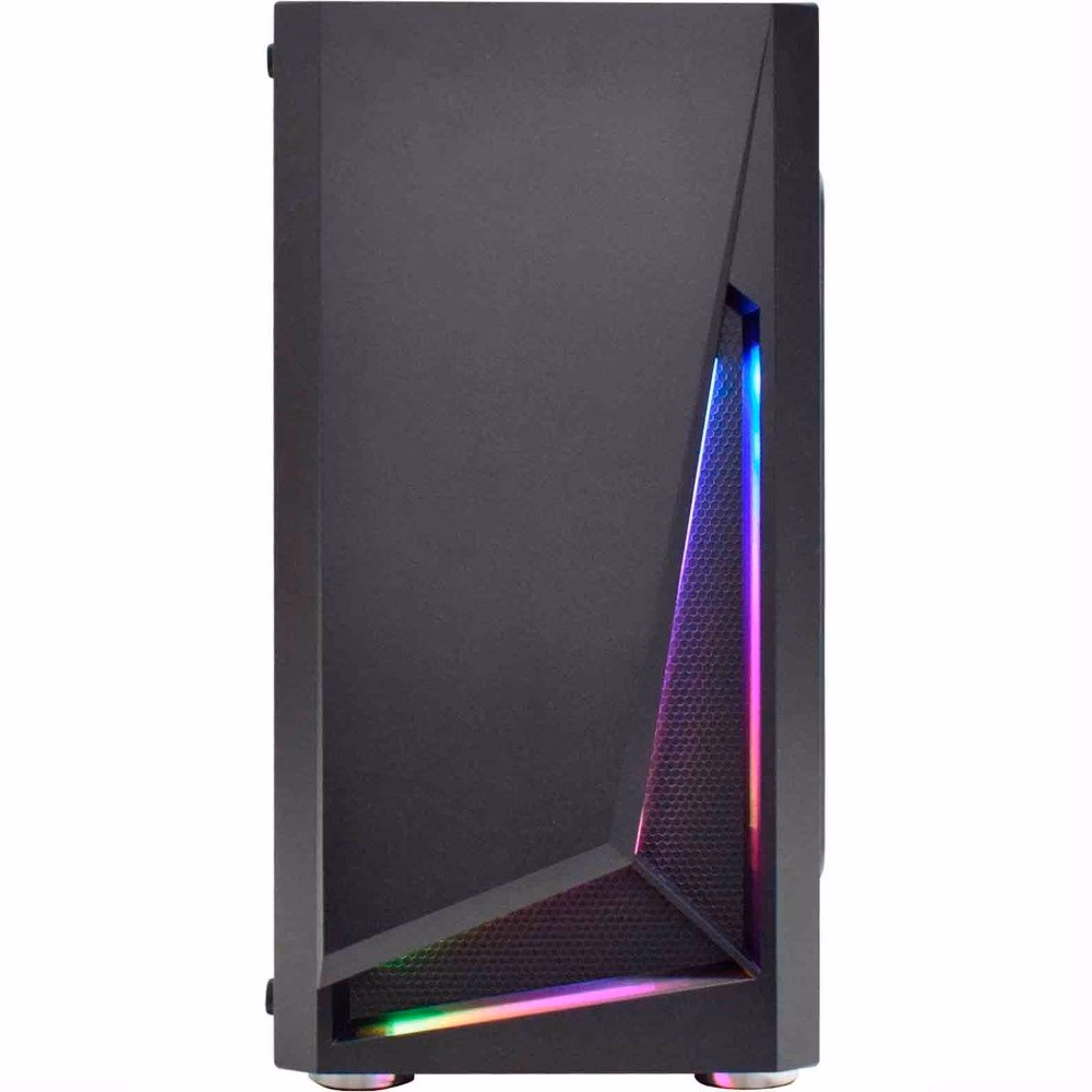 Gabinete Gamer K-Mex Hawk II Rainbow, Painel Led RGB, Sem Fonte - CG-01KT - Imagem 4