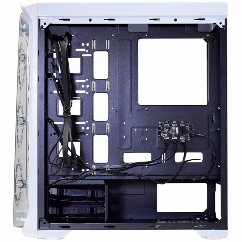 Gabinete Gamer K-Mex White Trooper, RGB, Sem Fonte - CG-02B1 - Imagem 5