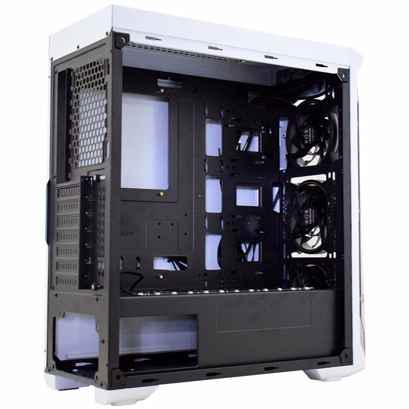 Gabinete Gamer K-Mex White Trooper, RGB, Sem Fonte - CG-02B1 - Imagem 7