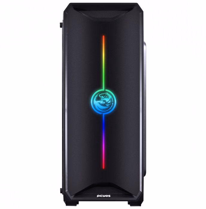Gabinete Gamer PCYes NovaPlus, 3 Fans Led RGB, Lateral em Acrílico - Imagem 5