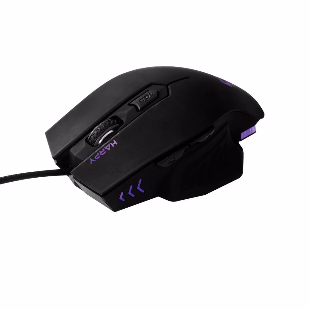 Mouse Gamer C3 Tech Harpy 3200DPI com Iluminação Preto - MG-100BK - Imagem 2