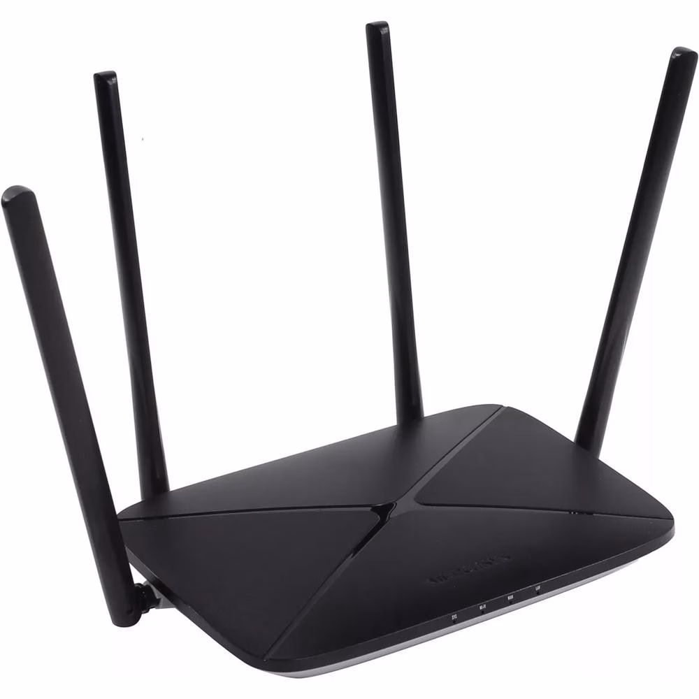 Roteador Mercusys Wireless AC1200, Gigabit, 4 Antenas - AC12G