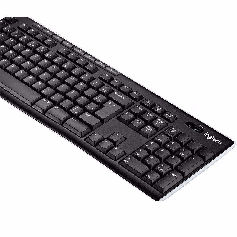 Teclado Logitech K270 Sem Fio, Multimídia, Unifying, ABNT2 - Imagem 3
