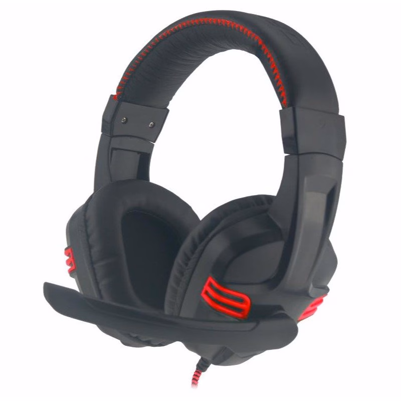 Headset Gamer K-Mex Preto e Vermelho - ARS-1080