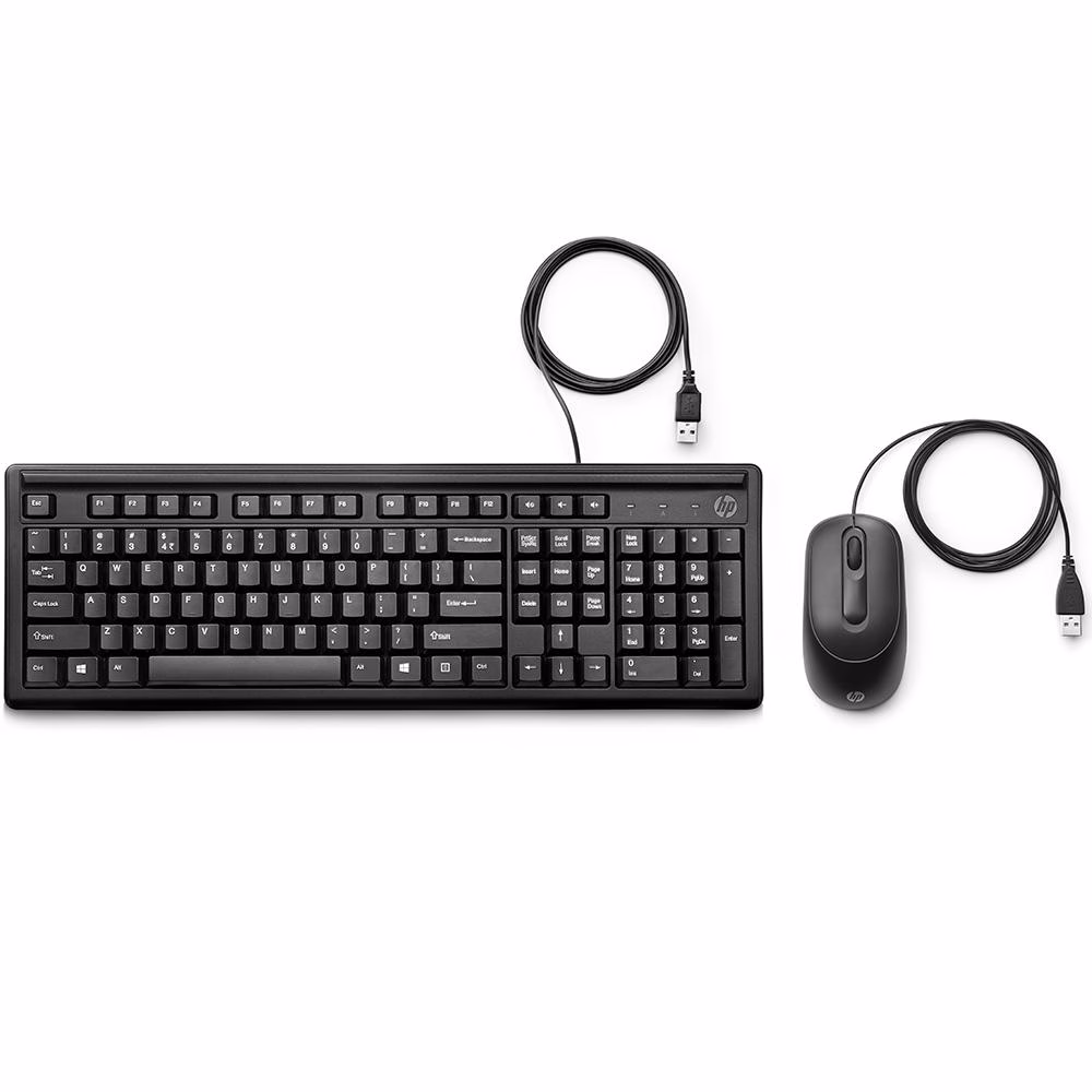 Kit HP 160 Teclado e Mouse, ABNT2