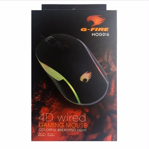 Mouse Gamer G-Fire MOG016 4D Wired Colorful Led - Imagem 4