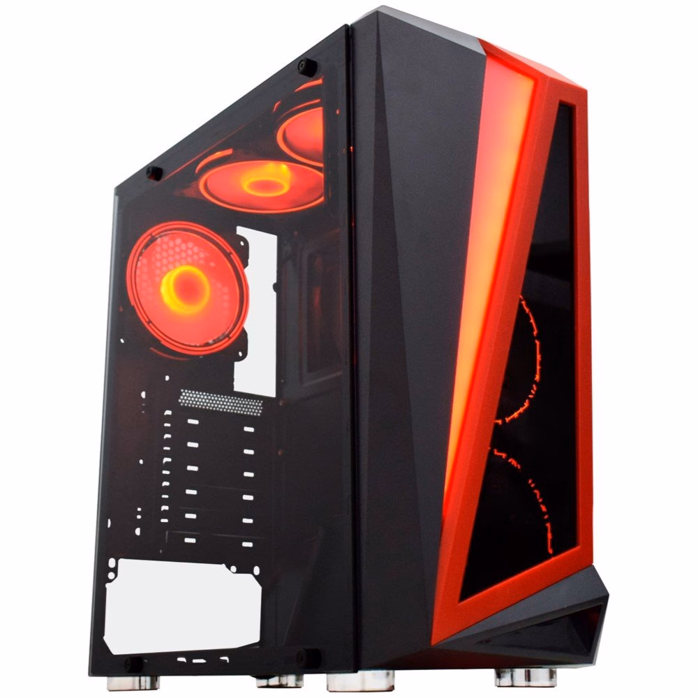 Gabinete Gamer K-Mex HAWK III Sem Fonte CG-03QI