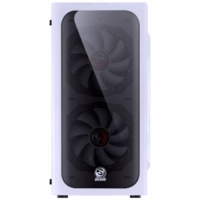 Gabinete Gamer PCyes Venus, Mid Tower, Com 2 Fans, Lateral de Acrílico, Branco, Sem Fonte - Imagem 10