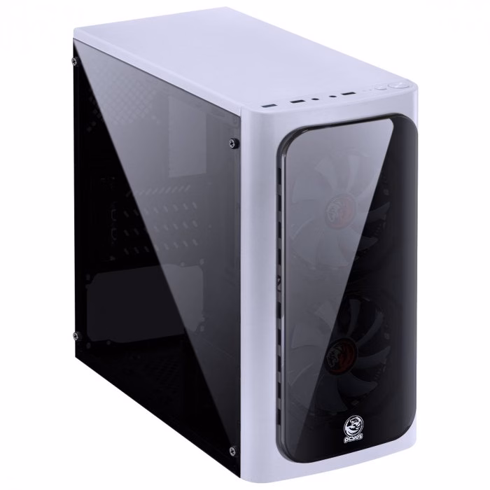 Gabinete Gamer PCyes Venus, Mid Tower, Com 2 Fans, Lateral de Acrílico, Branco, Sem Fonte - Imagem 12