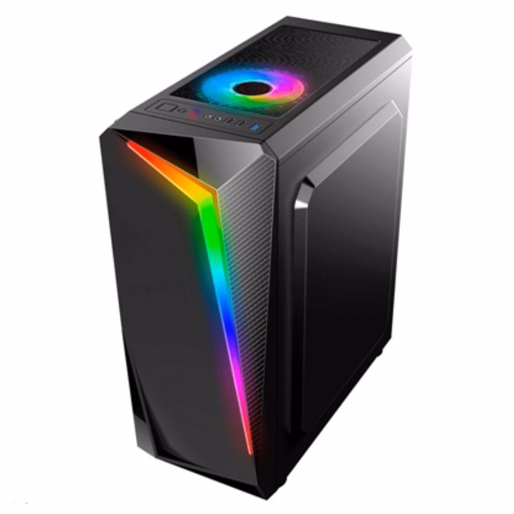 Gabinete Gamer Brazil PC BPC-C8410 Com Lateral Vidro E Frontal Com RGB Sem Fonte - Imagem 2
