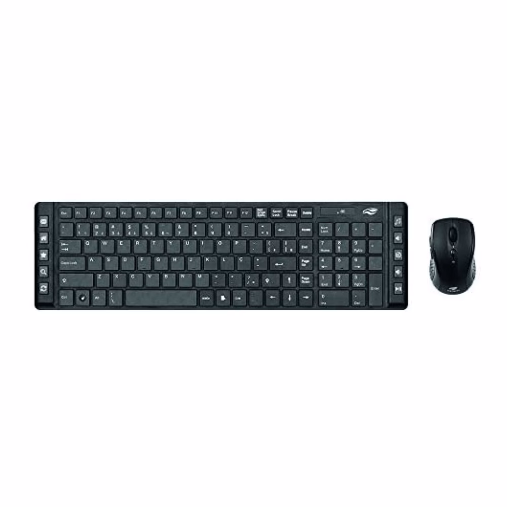 Kit Teclado e Mouse C3Tech K-W50BK sem fio - Imagem 2