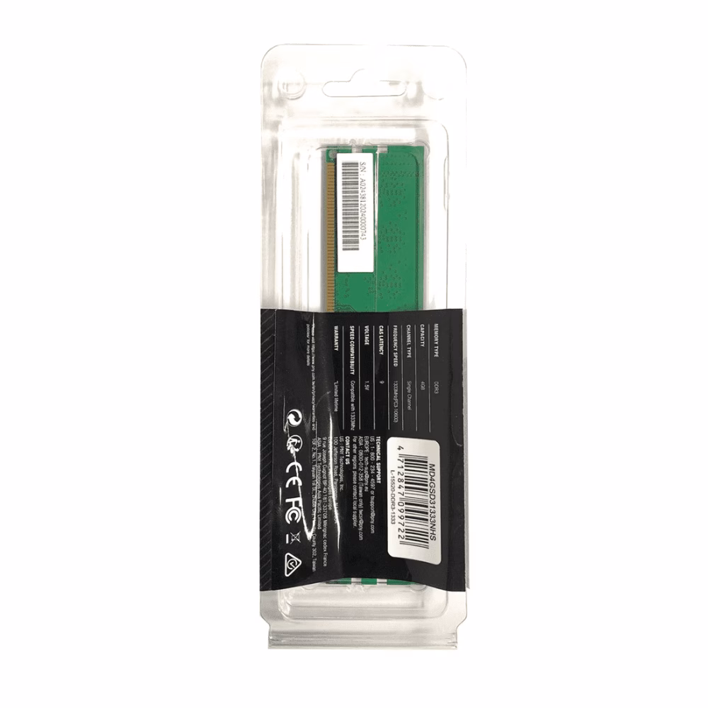 Memória PNY PC3-10600CL9 4GB DDR3 1333MHZ - Imagem 2
