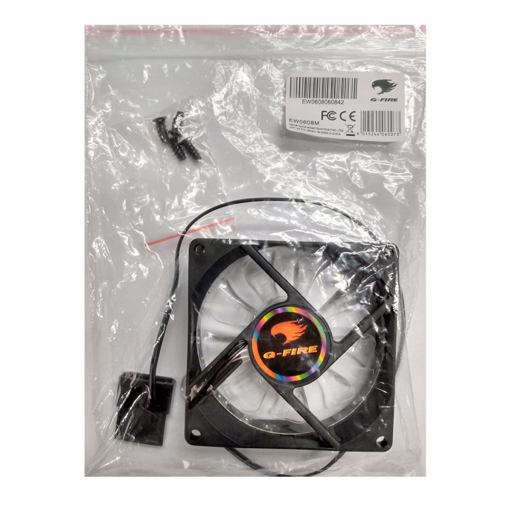 Cooler Fan G-Fire EW0608M 80x80mm Multicolor - Imagem 6