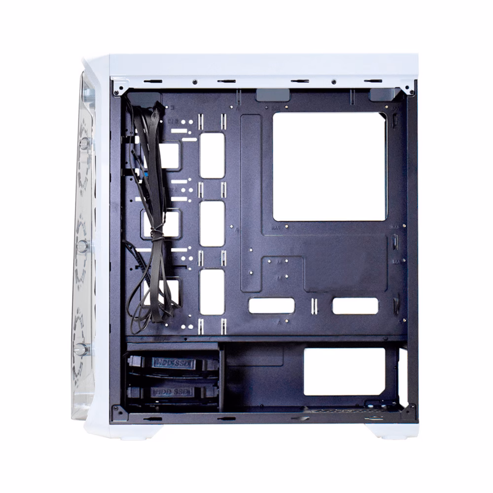 Gabinete Gamer K-Mex CG-04B1 White Trooper Polygon - Imagem 7