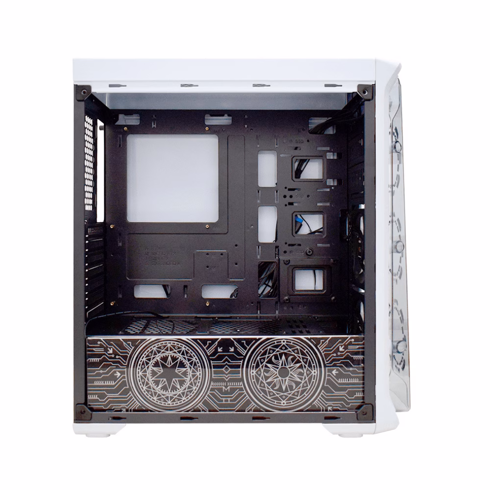 Gabinete Gamer K-Mex CG-04B1 White Trooper Polygon - Imagem 4