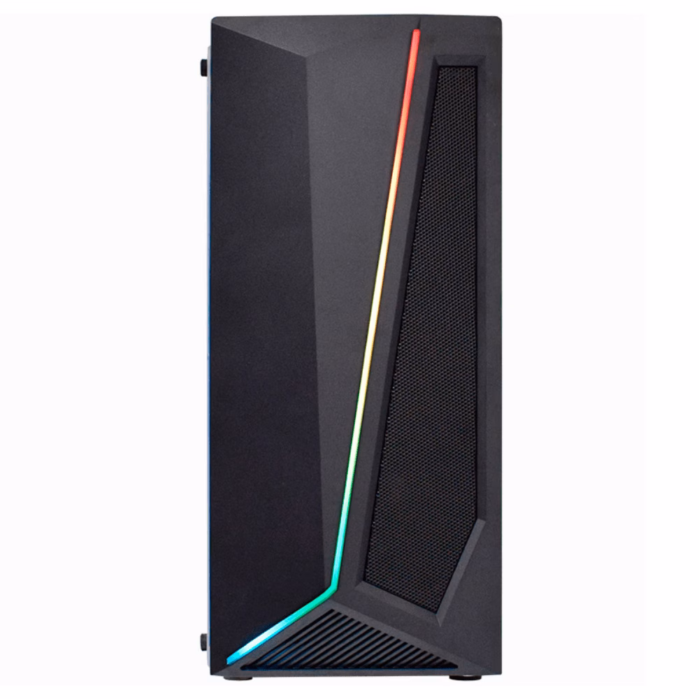 Gabinete K-Mex Gamer CG38TG Hawk Painel Led RGB Rainbow - Imagem 2