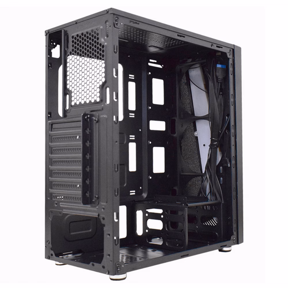 Gabinete K-Mex Gamer CG38TG Hawk Painel Led RGB Rainbow - Imagem 3