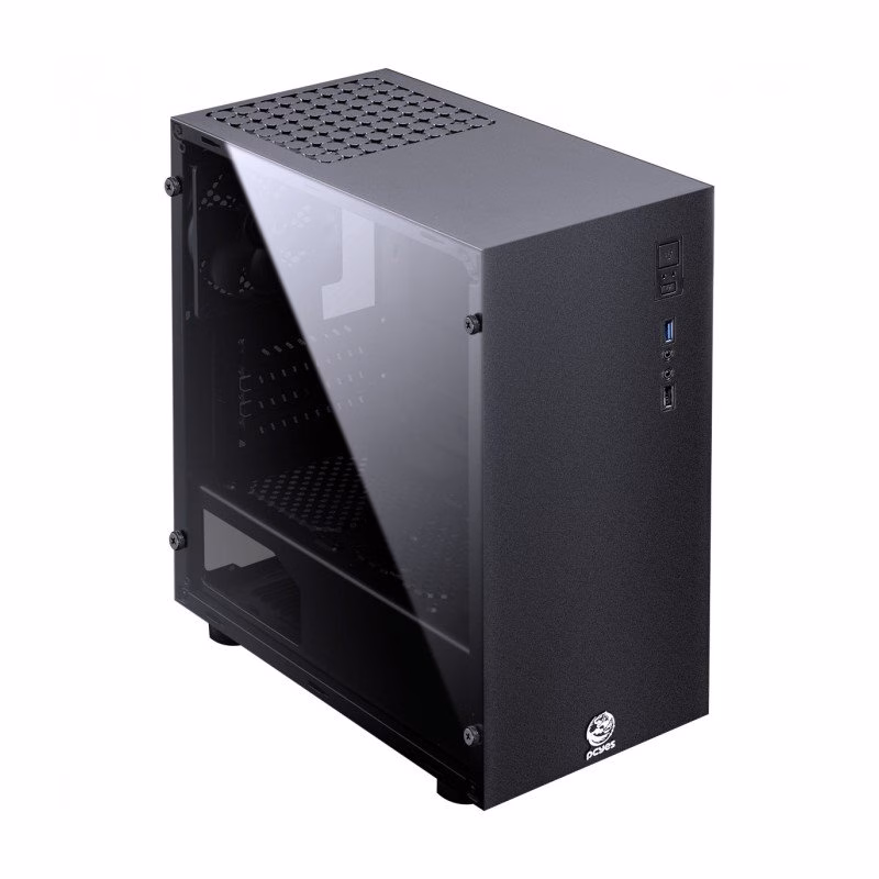 Gabinete PCYes Mid-Tower Terra 2 Fans Com Lateral Acrilica Preto - TERPT2FCA - Imagem 3